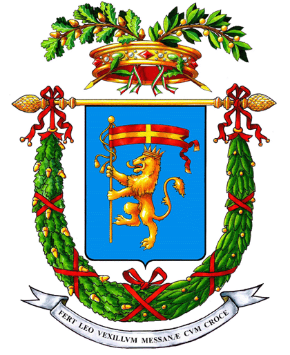 I simboli di messina il leone il gonfalone e lo stemma for Volantino despar messina e provincia